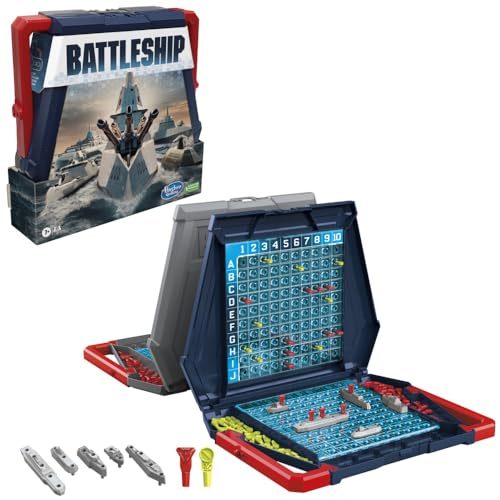 Hasbro Gaming Battleship Classic Board Game, Strategy Game for Kids Ages 7 and U Carousel 1