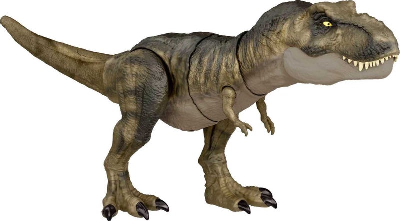 Mattel Jurassic World Dominion Dinosaur Toy, Thrash ? Devour Tyrannosaurus Rex Carousel 1