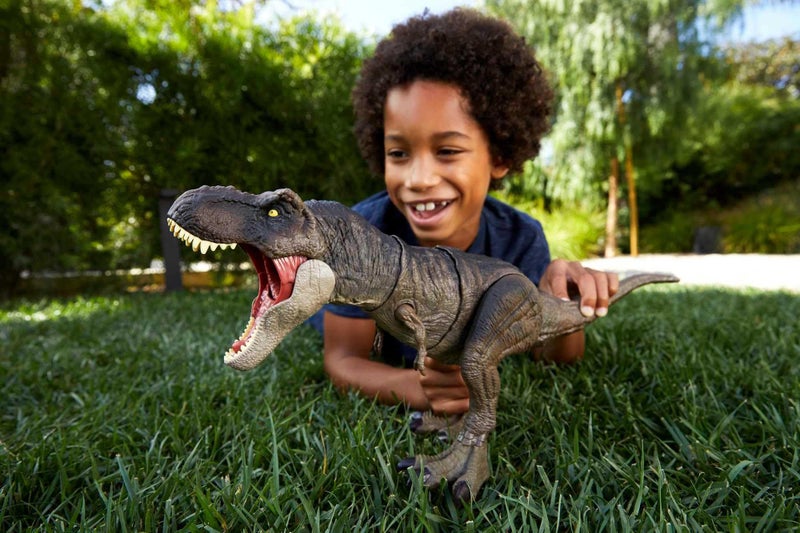 Mattel Jurassic World Dominion Dinosaur Toy, Thrash ? Devour Tyrannosaurus Rex Carousel 2