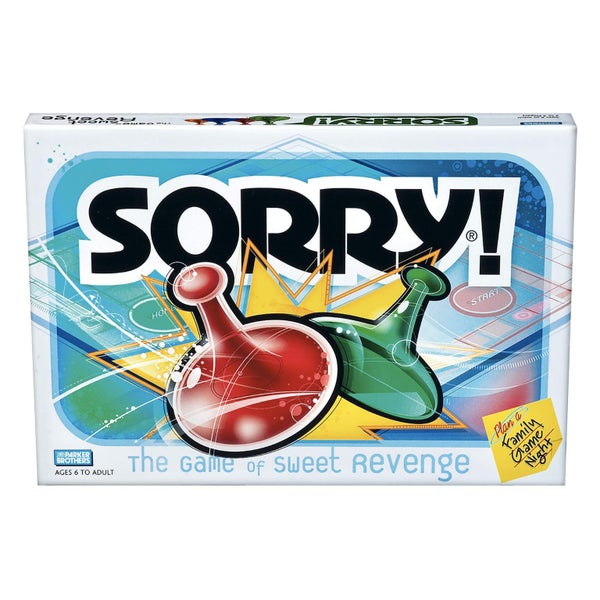 Hasbro Gaming Sorry! Family Board Games for Kids and Adults, 2 to 4 Players, Age Carousel 1