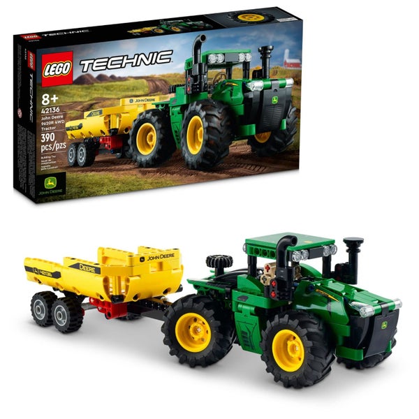 LEGO Technic John Deere 9620R 4WD Tractor Toy 42136 Building Toy - Collectible M Carousel 1
