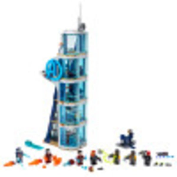 LEGO Marvel Avengers: Avengers Tower Battle 76166 Collectible Building Toy with Carousel 2