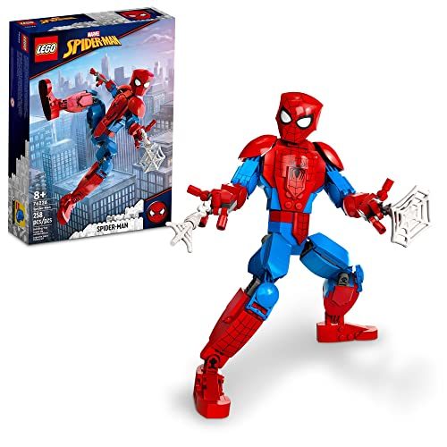 LEGO Marvel Spider-Man Building Toy, Fully Articulated Action Figure, Superhero Carousel 1