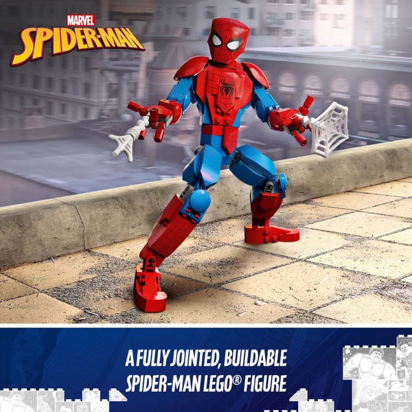 LEGO Marvel Spider-Man Building Toy, Fully Articulated Action Figure, Superhero Carousel 3