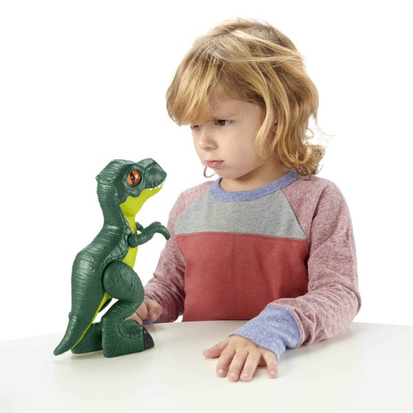 Fisher-Price Imaginext Jurassic World Dinosaur Toy T. rex XL Poseable Figure, 9. Carousel 3