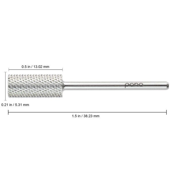 PANA Flat Top Small Barrel 3/32" Shank Size - (Silver, Medium Grit) - Fast remov Carousel 2