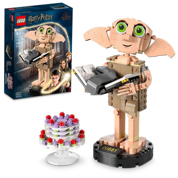 LEGO Harry Potter Dobby The House-Elf Building Toy Set, Build and Display Model Carousel 2
