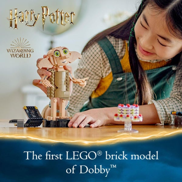 LEGO Harry Potter Dobby The House-Elf Building Toy Set, Build and Display Model Carousel 3