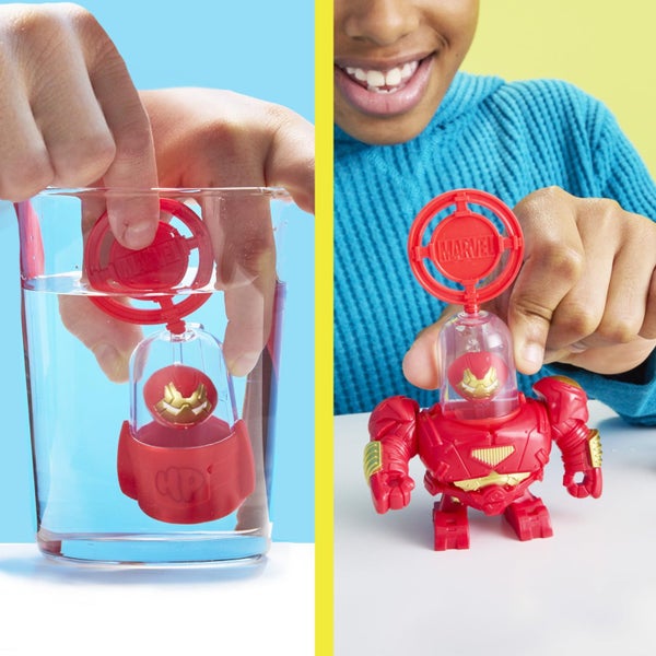 Hydro Pods Marvel Hulkbuster Aqua Armor, Mech Suit Battle Set, Water Activated S Carousel 2