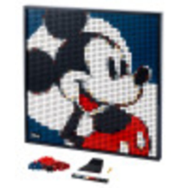 LEGO Art Disney? Mickey Mouse 31202 Craft Building Kit; A Wall Decor Set for Ad Carousel 2