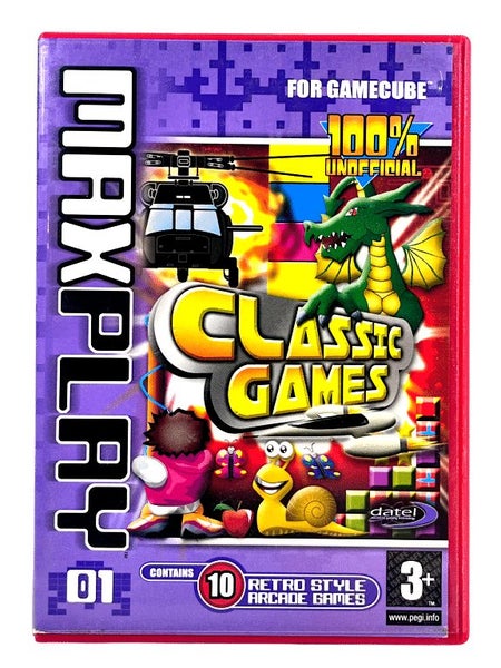 MAXPLAY Classics for GameCube: 10 Retro Style Arcade Games Carousel 1