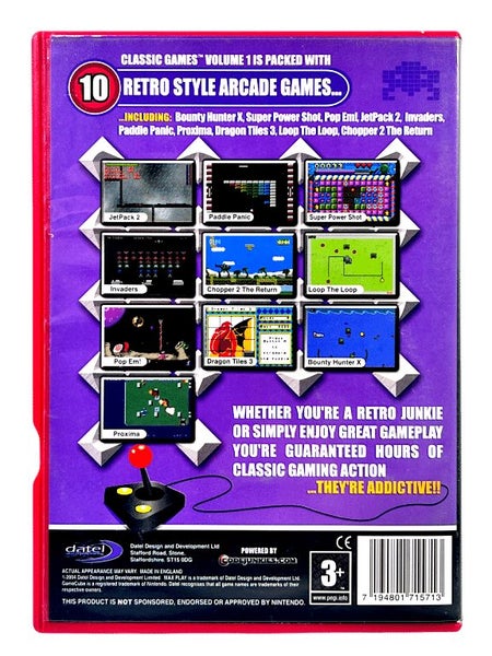 MAXPLAY Classics for GameCube: 10 Retro Style Arcade Games Carousel 2