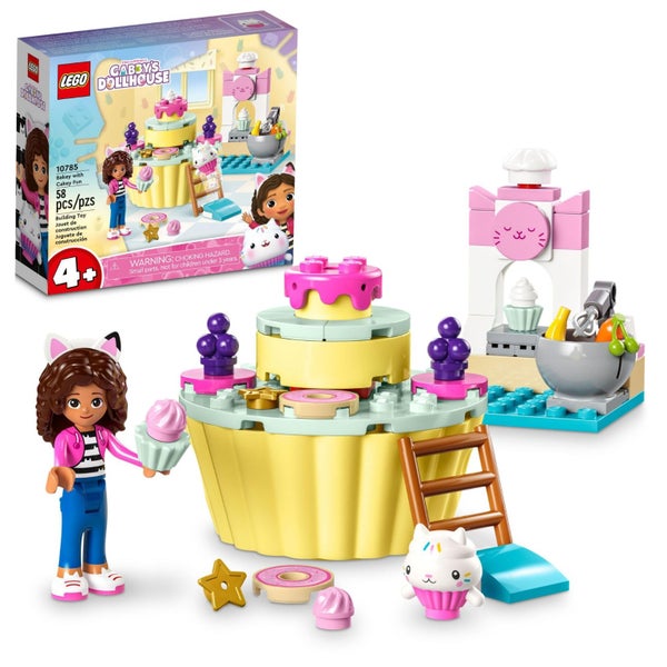 LEGO Gabby's Dollhouse Bakey with Cakey Fun 10785 Building Toy Set for Fans of T Carousel 1