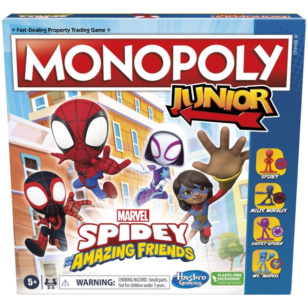 Hasbro Gaming Monopoly Junior: Marvel Spidey and His Amazing Friends Edition Boa Carousel 1
