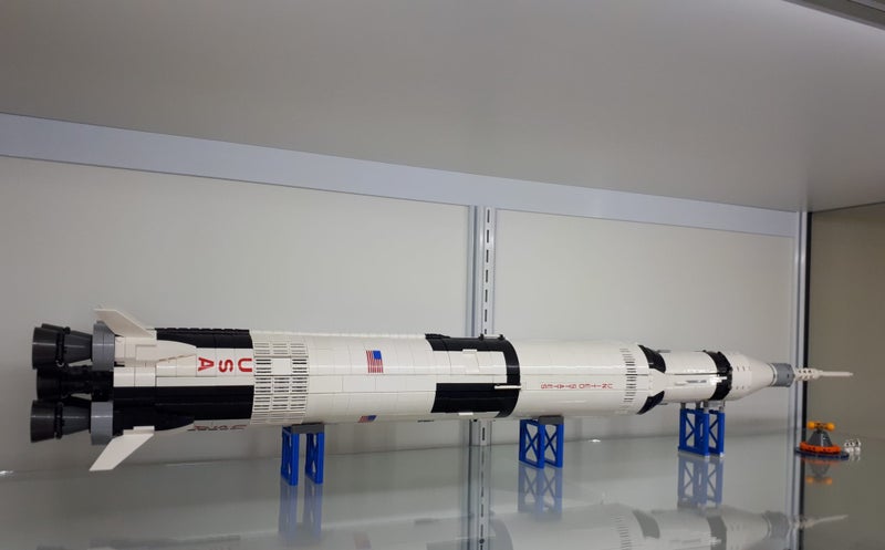 Large Saturn V Rocket and Launch Pad Carousel 1