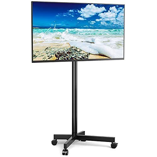 Portable TV Stand with Wheels – 14-42? Universal Fit Carousel 6