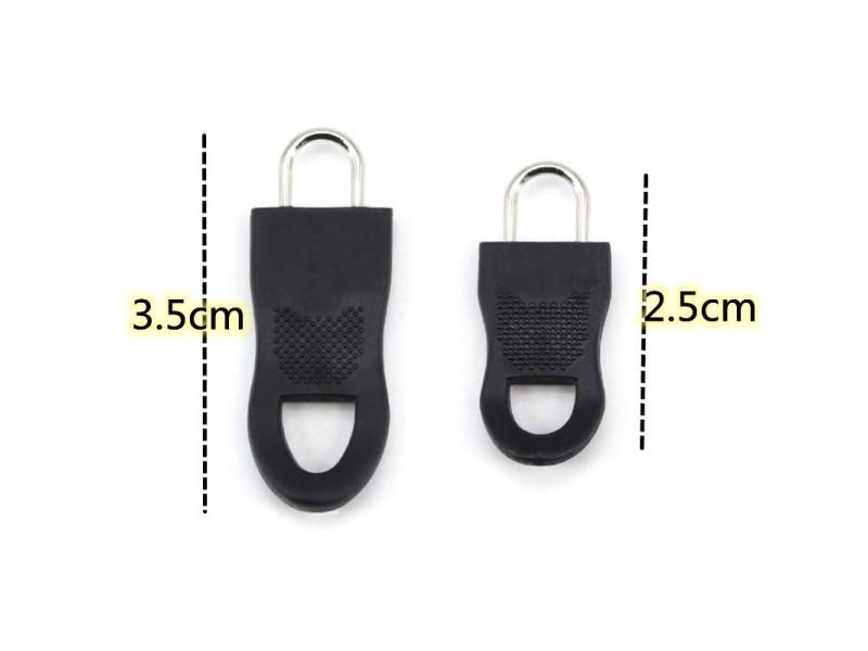 2pcs Fashion Metal Zipper Repair Kits Zippers Lightning Zippers Puller For Carousel 1