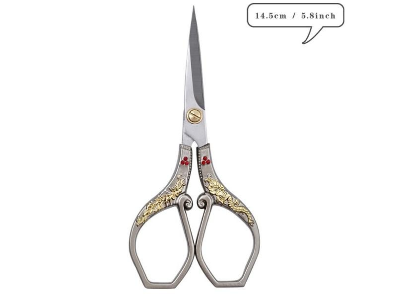 Retro Antique Vintage Scissors For Cutting Thread Embroidery Sewing Threads Carousel 1