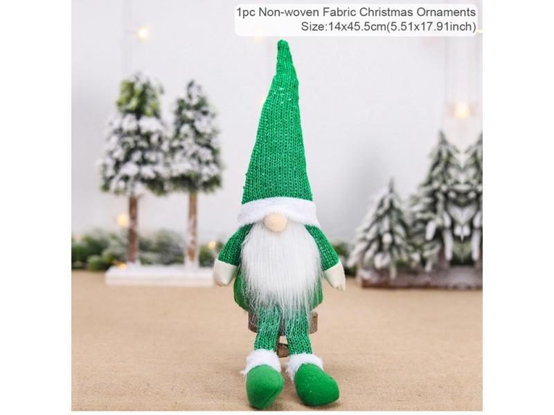 Gnome Christmas Faceless Doll Merry Christmas Decorations For Home Xmas Tree Carousel 1