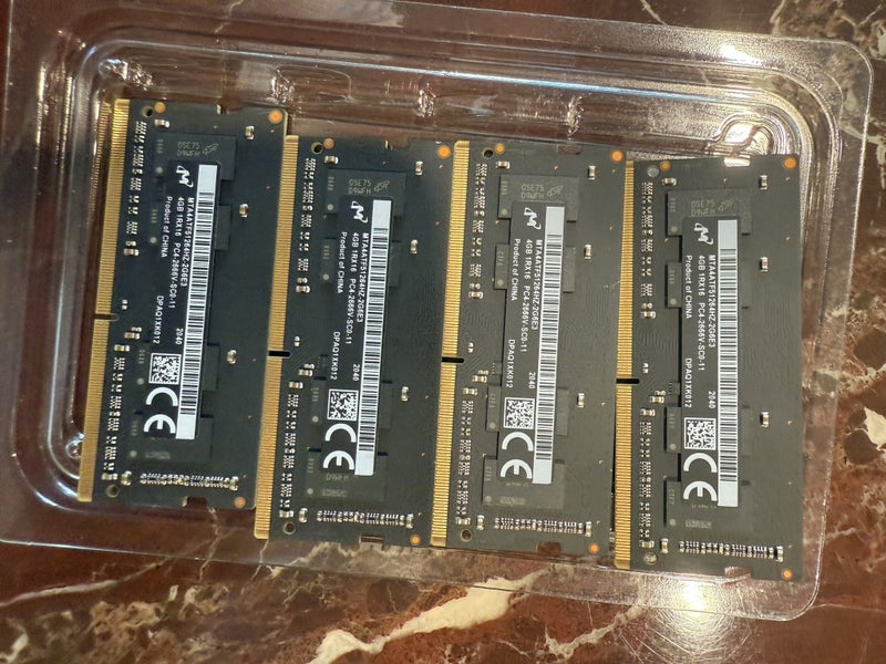 IMAC 4GB IRX16 card/chip $30 each or 4 for $100 Carousel 3