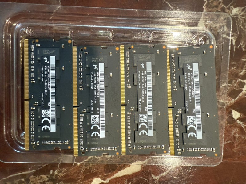IMAC 4GB IRX16 card/chip $30 each or 4 for $100 Carousel 1