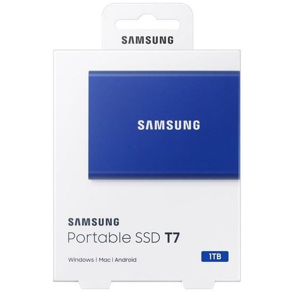 Samsung T7 Portable SSD 1TB USB 3.2 Gen2 Type C - Blue Carousel 4