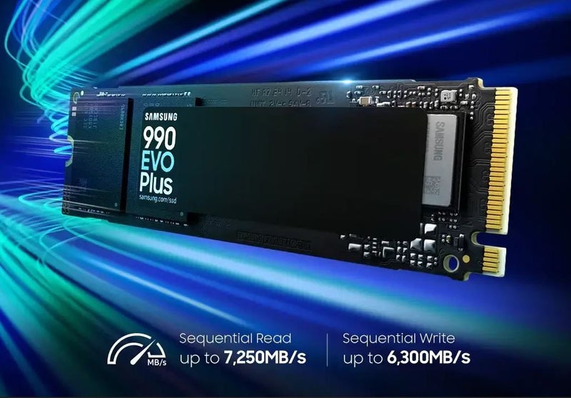 afterpay - Samsung 990 EVO Plus 2TB M.2-2280 Solid State Drive MZ-V9S2T0BW Carousel 2