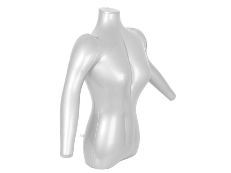 PVC Inflatable Female Full Body Mannequin For Clothing Display Carousel 1