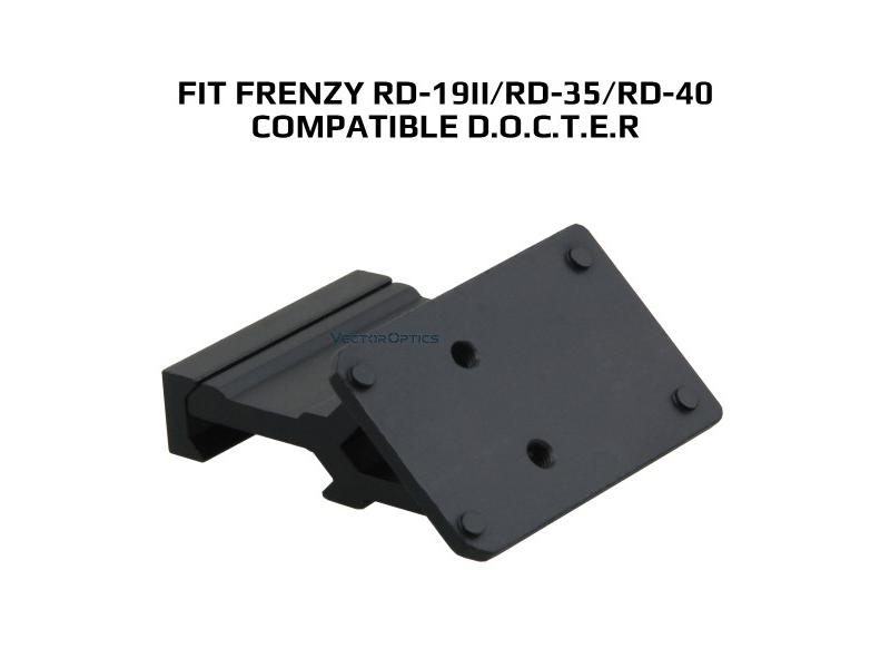 Vector Optics Red Dot Sight 45° Offset Picatinny Mount Specifically Designed Carousel 1