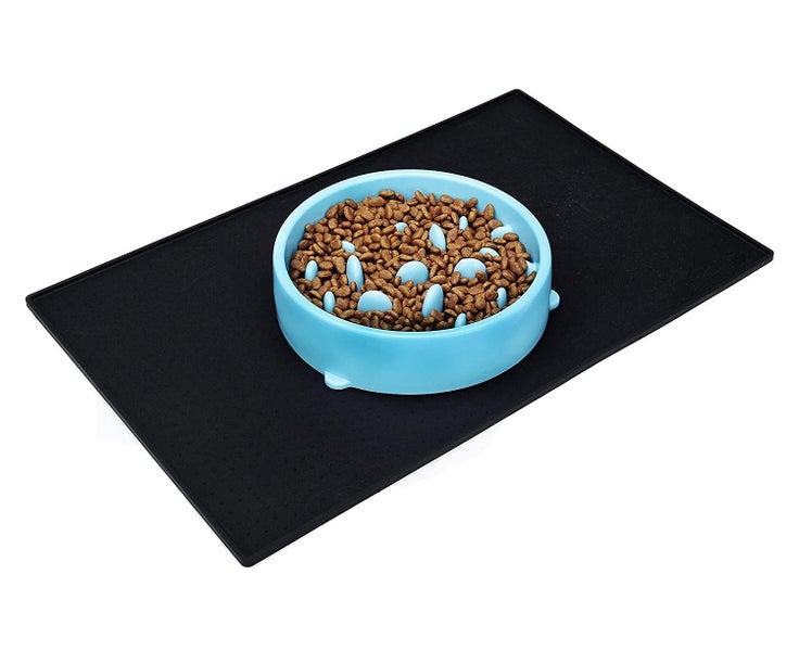 Silicone Non-slip Dog Food Feeding Mat, Waterproof Pet Food Mat for Cat & D Carousel 5