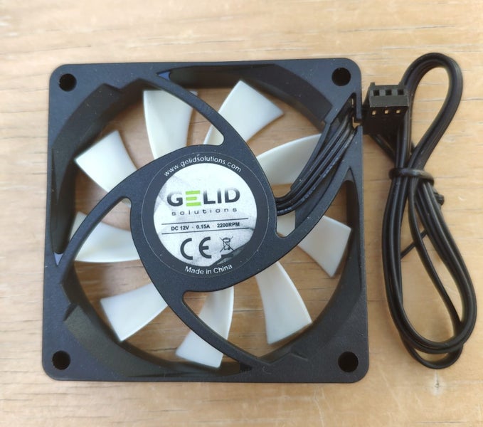 4 x GELID Solutions 70mm Silent Case Fans Carousel 4