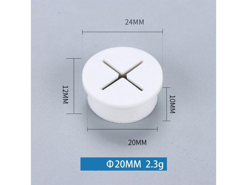 10Pcs Desk Cord Grommet Silicone Cable Hole Cover Carousel 1