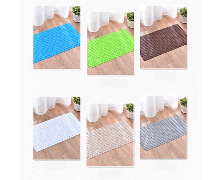 Extra Long Shower Stall Mat Non Slip Bathtub Bath Mats with Suction Cups an Carousel 8