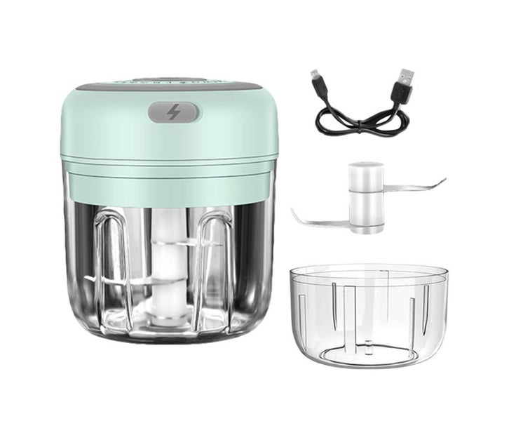 2 Pack Electric Garlic Food Chopper Vegetable Chopper Grinder Blender Crush Carousel 1