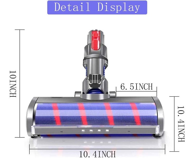 Cleaning head for Dyson models V7 V8 V10 V11 Cordless vacuum cleaner Accessor Carousel 5