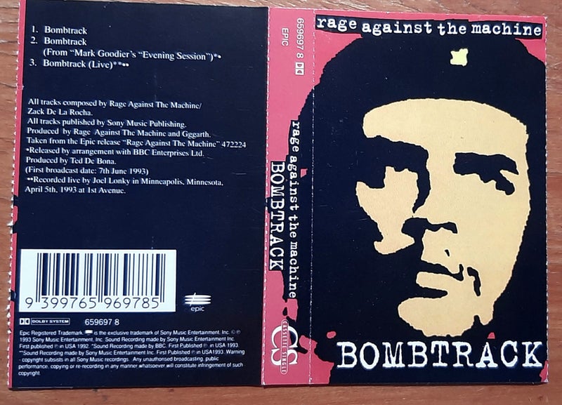RAGE AGAINST THE MACHINE - BOMBTRACK - 1993 single Carousel 2