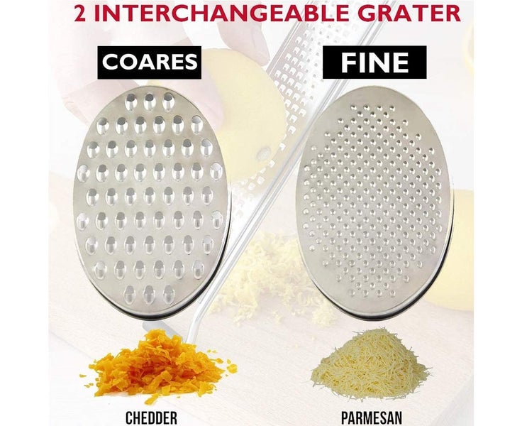 Cheese Grater with Food Storage Container and Lid Vegetable Chopper Carousel 2