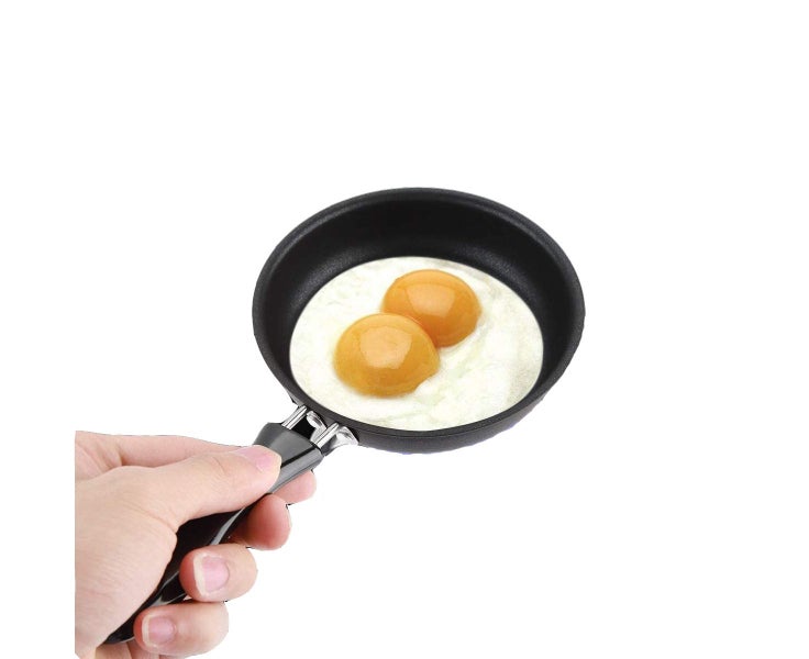 Mini frying pan, 12 cm, iron pan, non-stick coating, with handles, for smal Carousel 1
