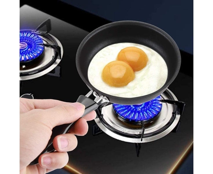 Mini frying pan, 12 cm, iron pan, non-stick coating, with handles, for smal Carousel 7