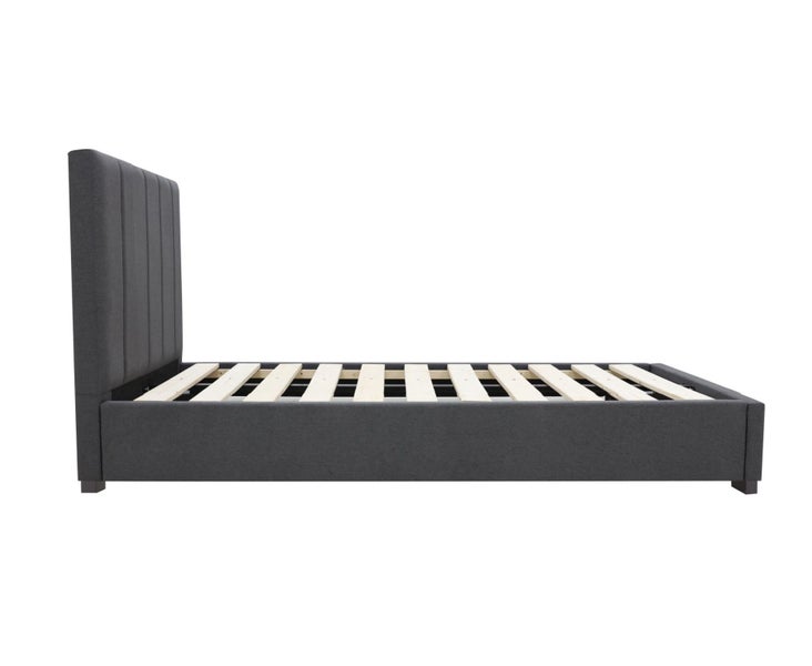Sleepcenter Modern Headboard Bed Frame - Single - Charcoal Carousel 3