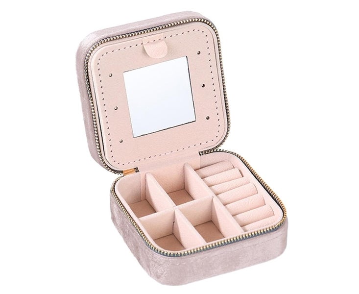 Travel Jewelry Box, Mini Travel Jewelry Case, Small Portable Travel Jewelry Carousel 1