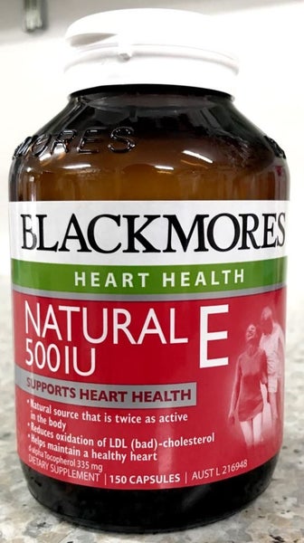 Blackmores Natural E 500IU 150 capsules.... ** Pakuranga Pharmacy ** Carousel 1