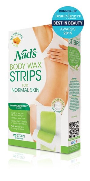 Nads Body Wax Strips 20 ** OnlinePharmacy ** Brand New ** Carousel 1