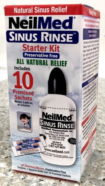 Neilmed Sinus Rinse kit 240 ml ( 10 Sachets) -- ** Pakuranga Pharmacy ** Carousel 1
