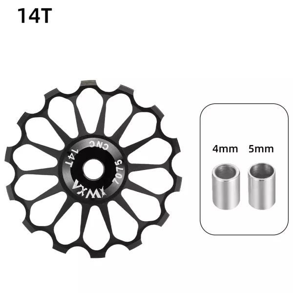 8T 12T 14T 16T Jockey Wheel Rear Derailleur Ceramic Pulley Road Bike Guide Carousel 1