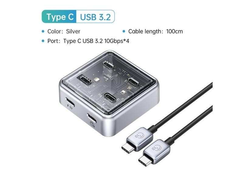 ORICO Metal USB Hub 10Gbps 2A 2C For Macbook Mac Mini Carousel 1