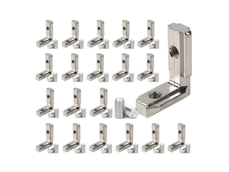 20Pc Aluminum Extrusion Profiles 1515 3030 Series L-Shape T Slot Europe Carousel 1