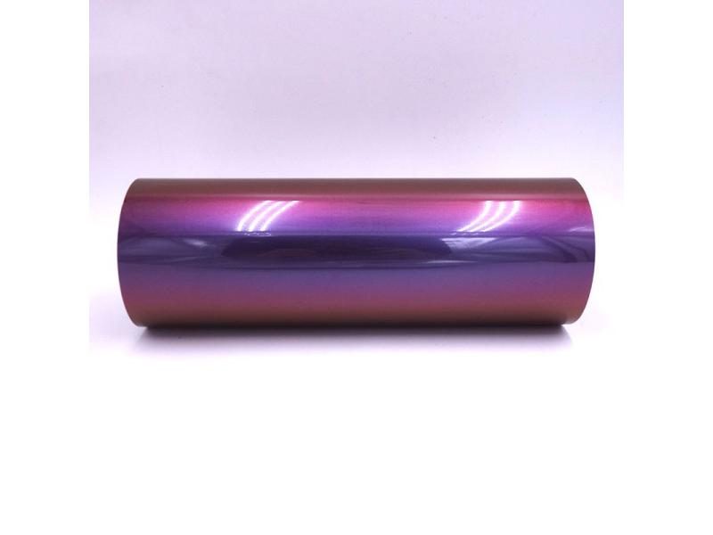 1 Sheet 25cmx25cm Color Change Chameleon Heat Transfer Vinyl Noctilucent Heat Carousel 1