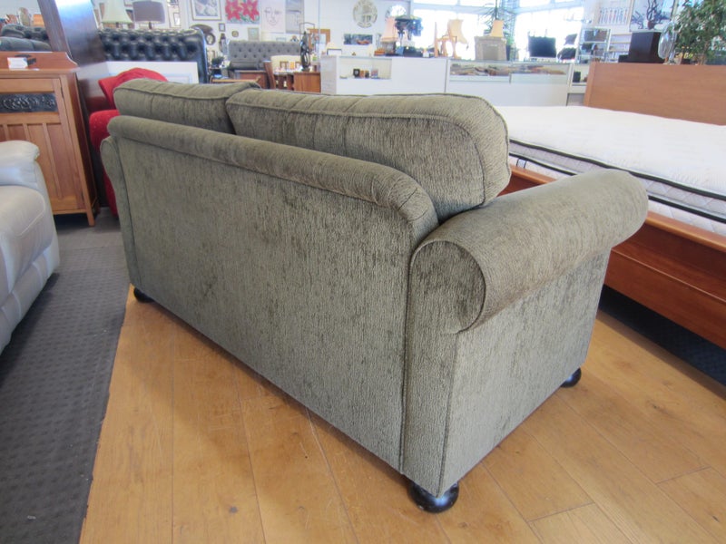 Two Seater Forest Green Sofa Carousel 8