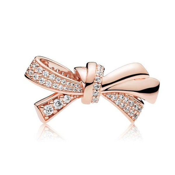 Pandora Rose Gold Oversize Bow Charm628638528541461112